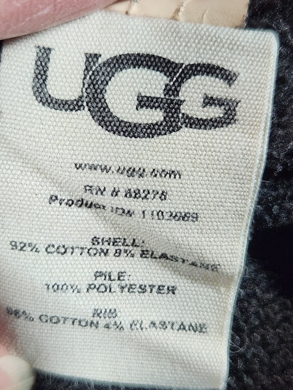 UGG Black Women's Wide Leg Sweatpants with Contrast Drawstring - Picture 9 of 13